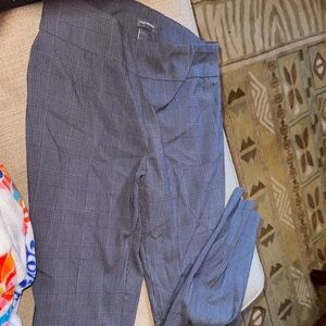 Van Heusen Gray Plaid Trousers